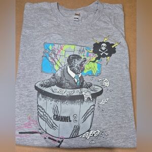 Channel 2 Gray Bear Graphic Tee 2426/375